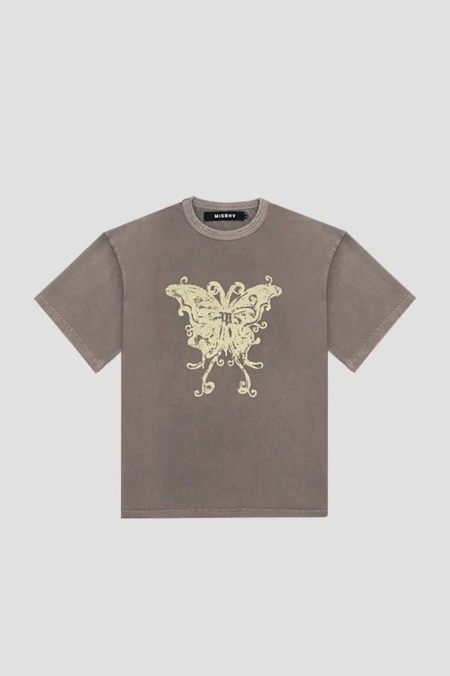 MISBHV Butterfly T-Shirt Washed Brown Wholesale