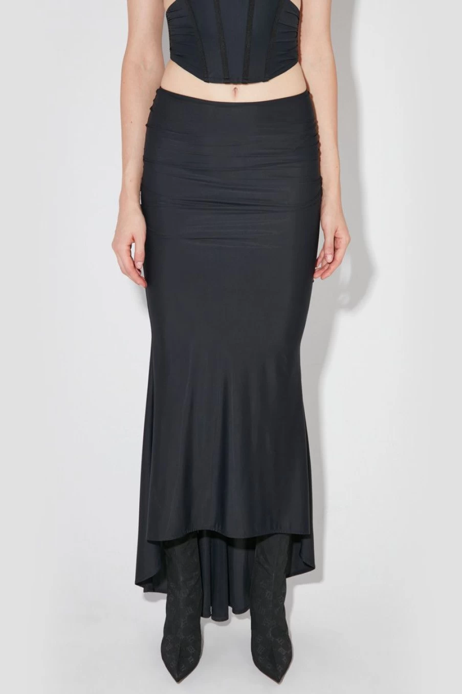 MISBHV Pandora Long Skirt Black New