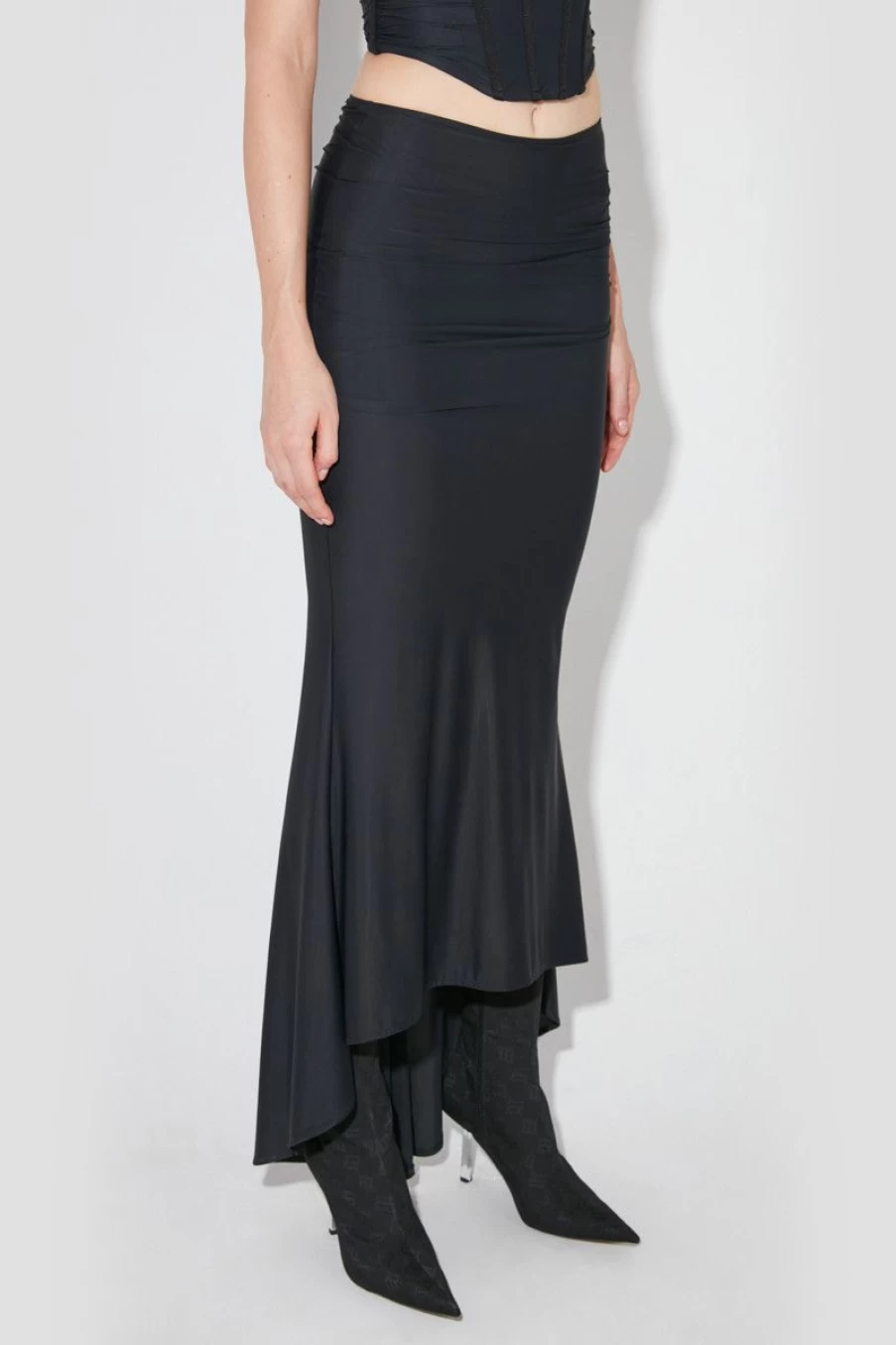 MISBHV Pandora Long Skirt Black New