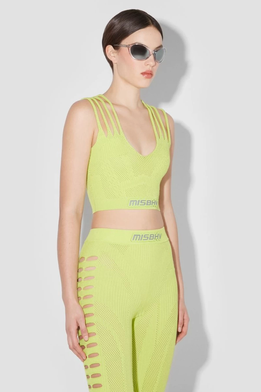 MISBHV Future Sport Mesh Top Lime Hot