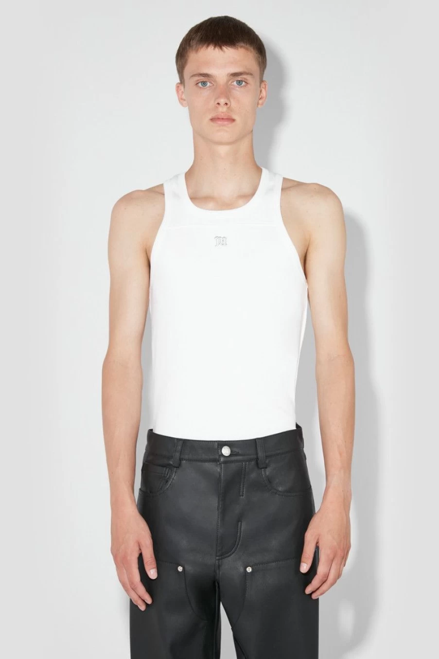 MISBHV The M Tank Top White New