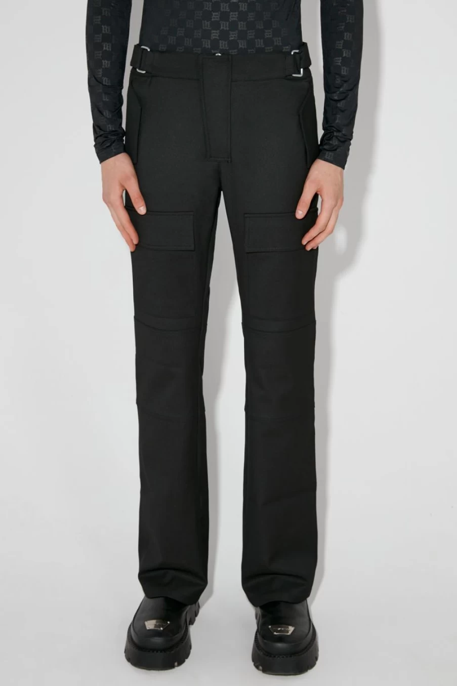 MISBHV Moto Tailoring Relaxed Trousers Black Wholesale