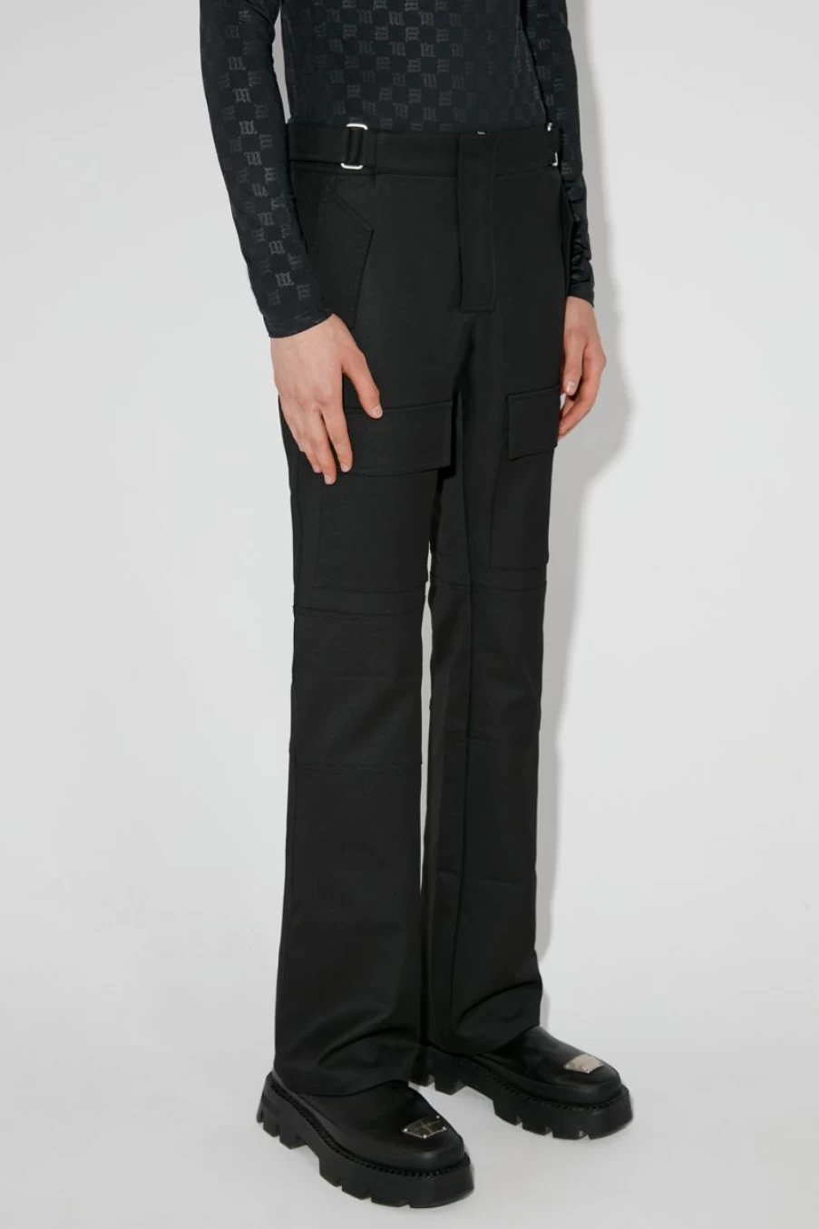 MISBHV Moto Tailoring Relaxed Trousers Black Wholesale