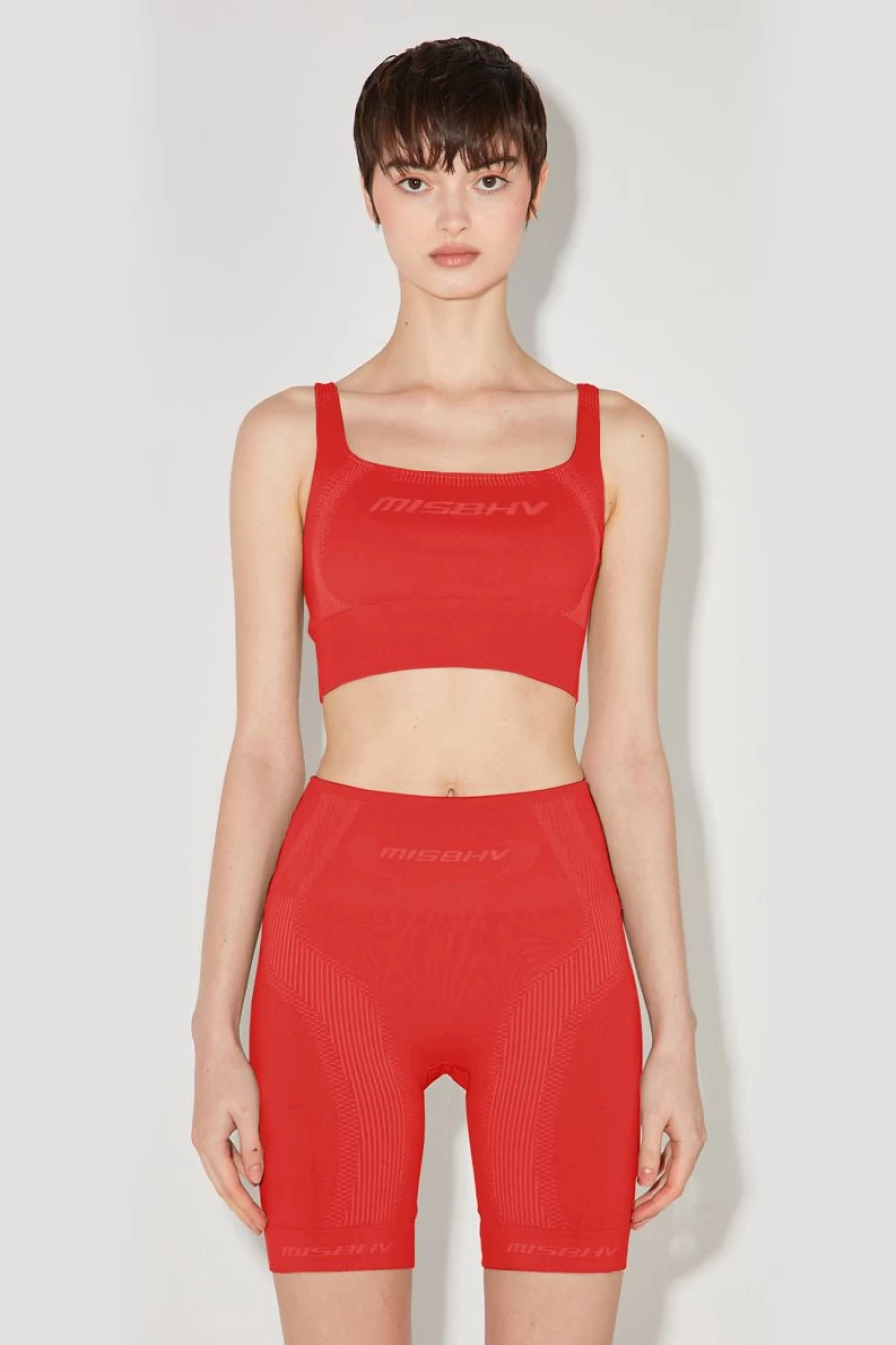 MISBHV Sport Bra Top Coral Red Wholesale