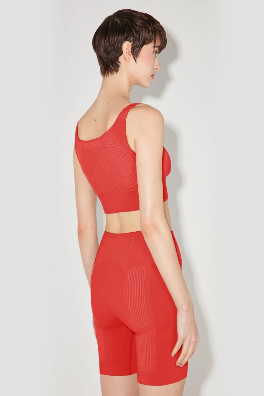 MISBHV Sport Bra Top Coral Red Wholesale