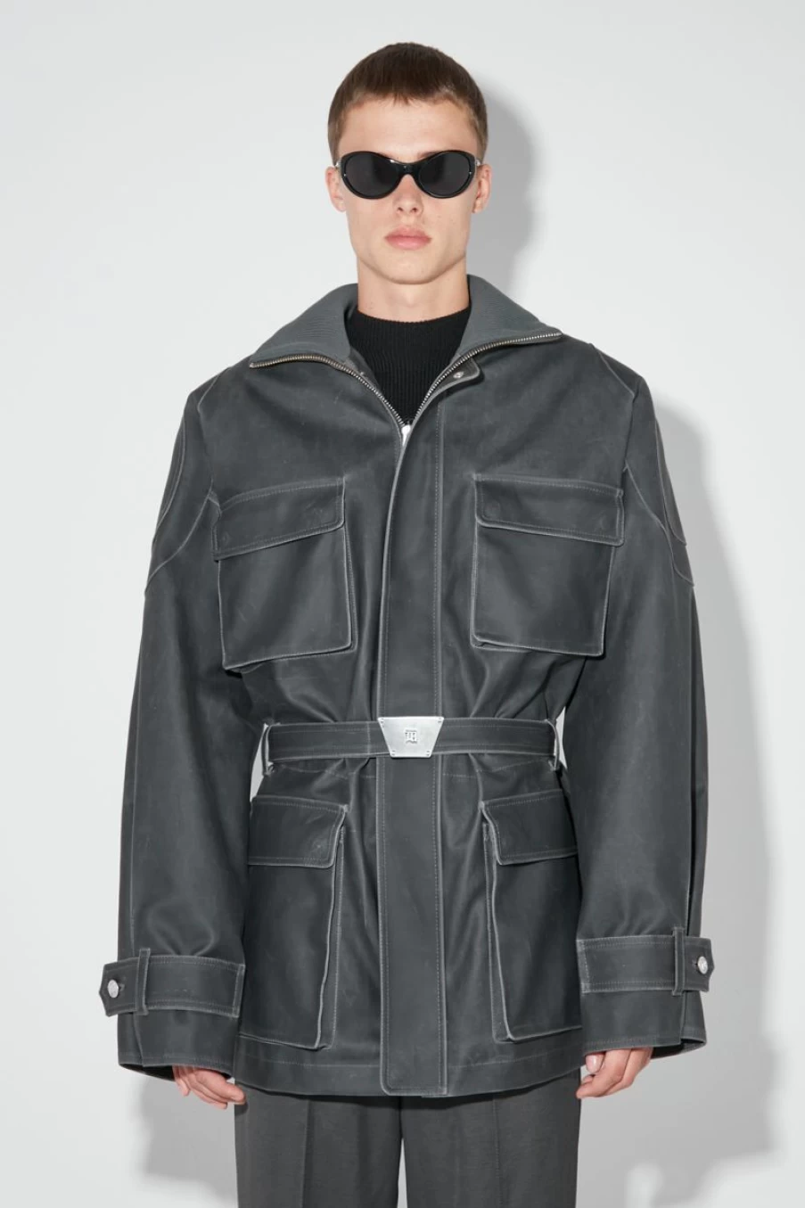 MISBHV Blade Runner Shark Skin Parka Grey Online