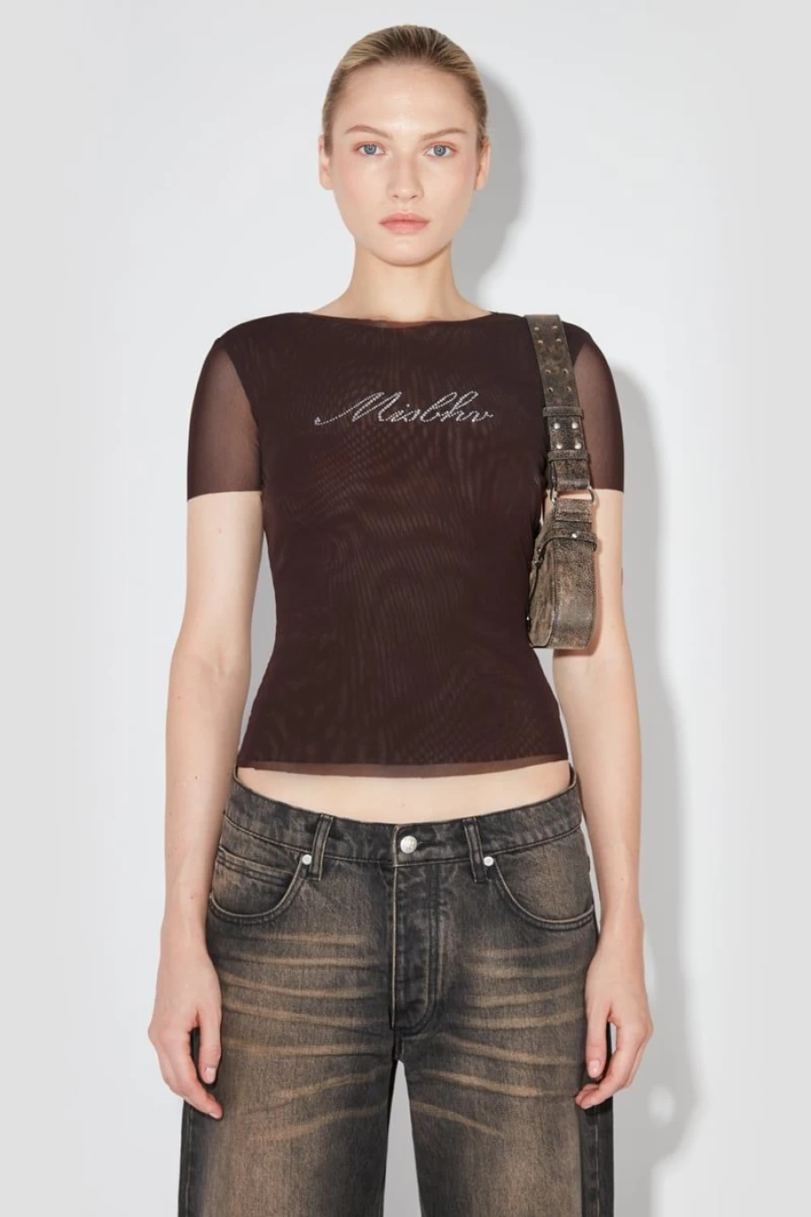 MISBHV Misbhv Crystal Baby T-Shirt Brown Online