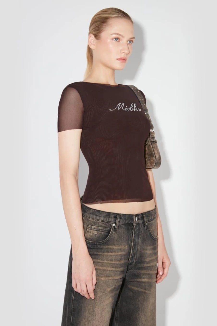 MISBHV Misbhv Crystal Baby T-Shirt Brown Online