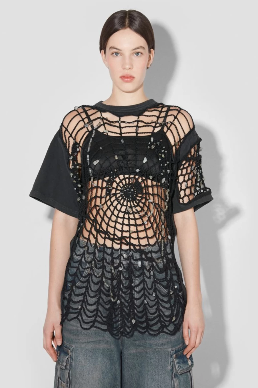 MISBHV Crochet T-Shirt Black Online