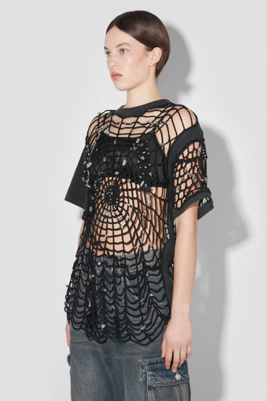 MISBHV Crochet T-Shirt Black Online
