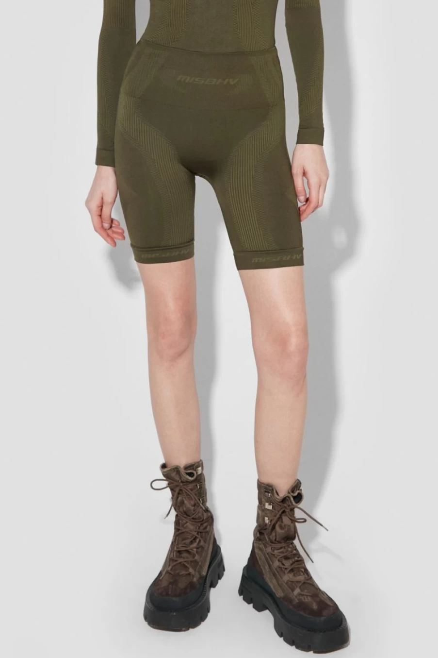 MISBHV Sport Biker Shorts Green Clearance
