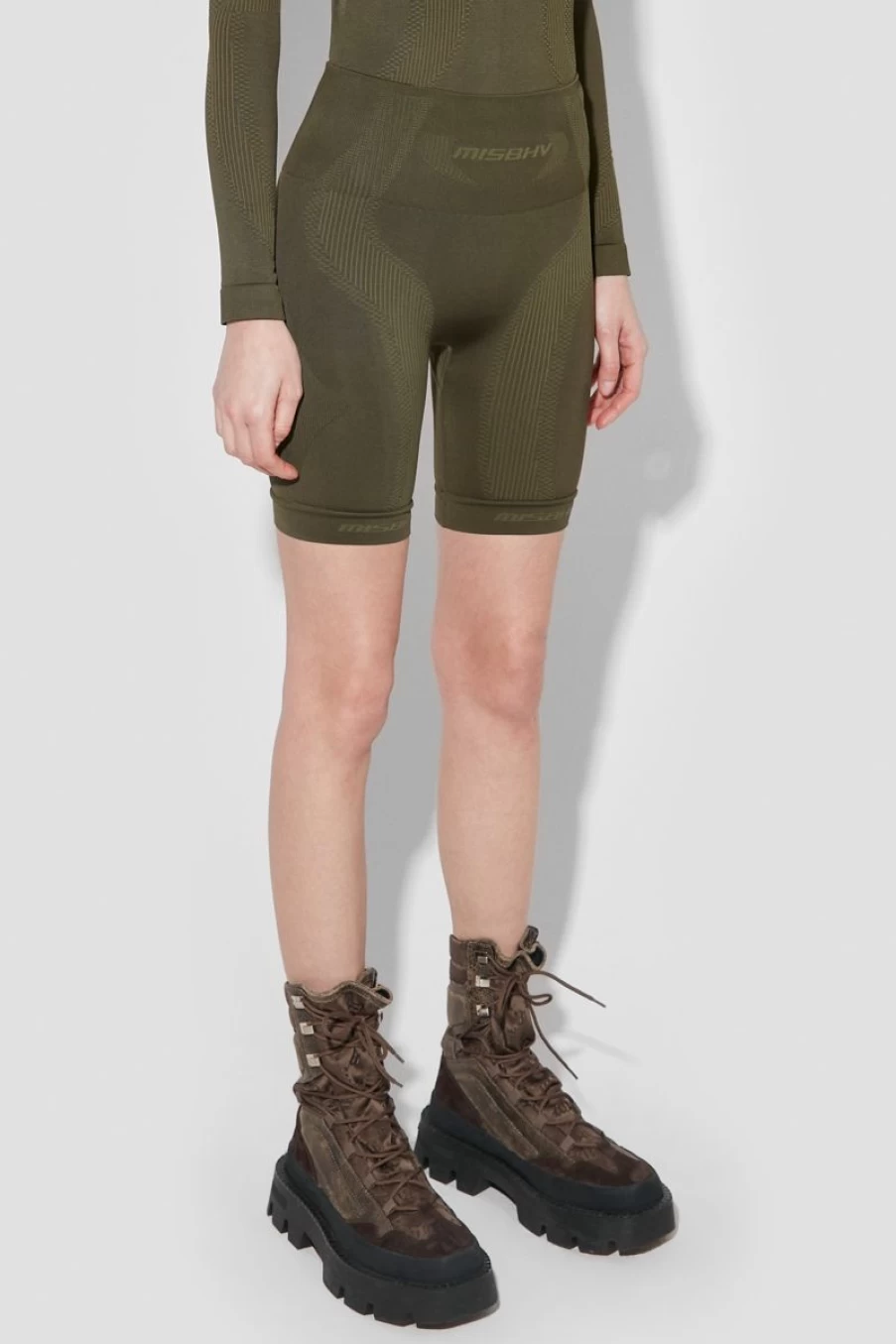 MISBHV Sport Biker Shorts Green Clearance