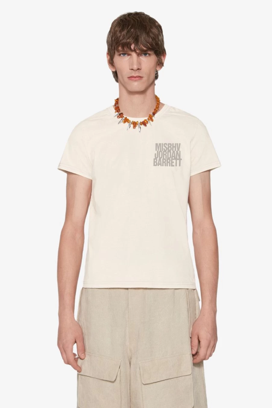 MISBHV Jordan Barrett T-Shirt Coconut Milk Online