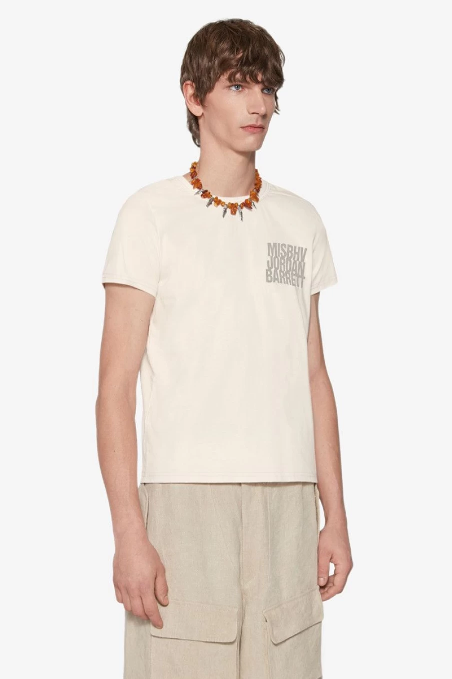 MISBHV Jordan Barrett T-Shirt Coconut Milk Online