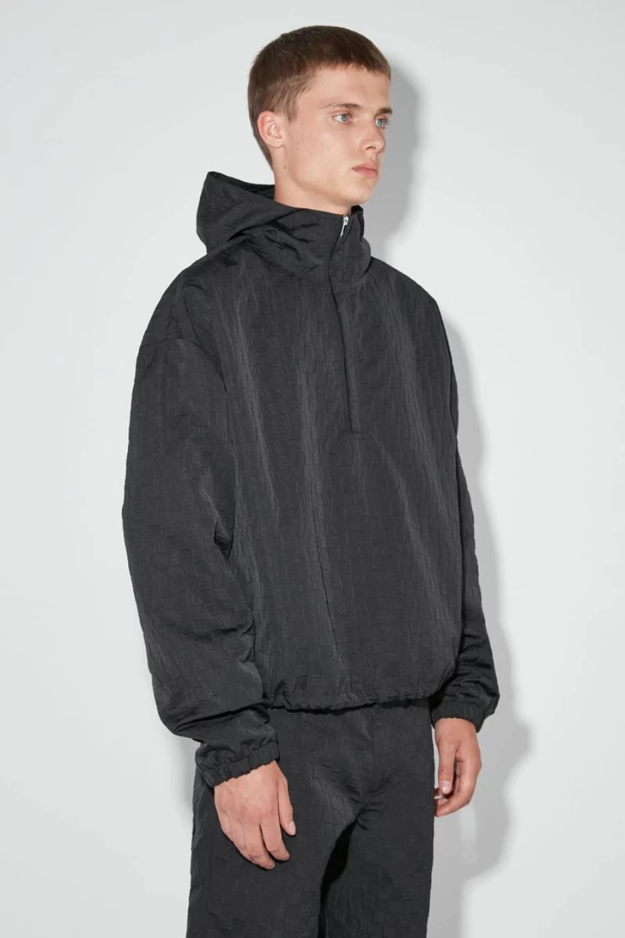 MISBHV Nylon Embossed Anorak Black Best