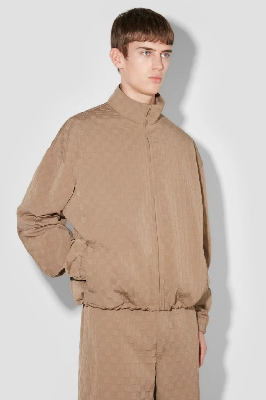 MISBHV Embossed Monogram Milano Jacket Khaki Wholesale