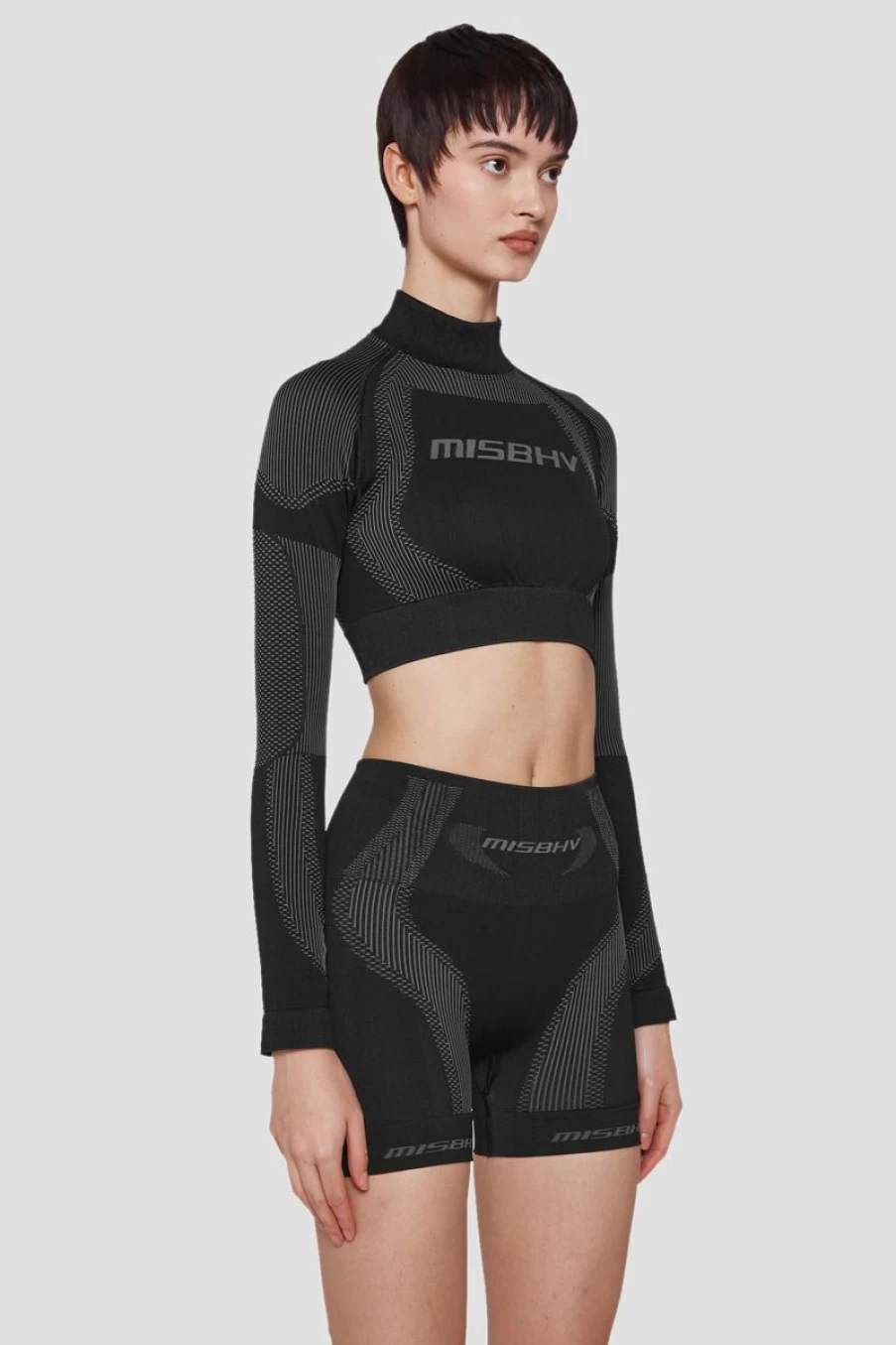 MISBHV Sport Cropped Longsleeve Muted Black Online
