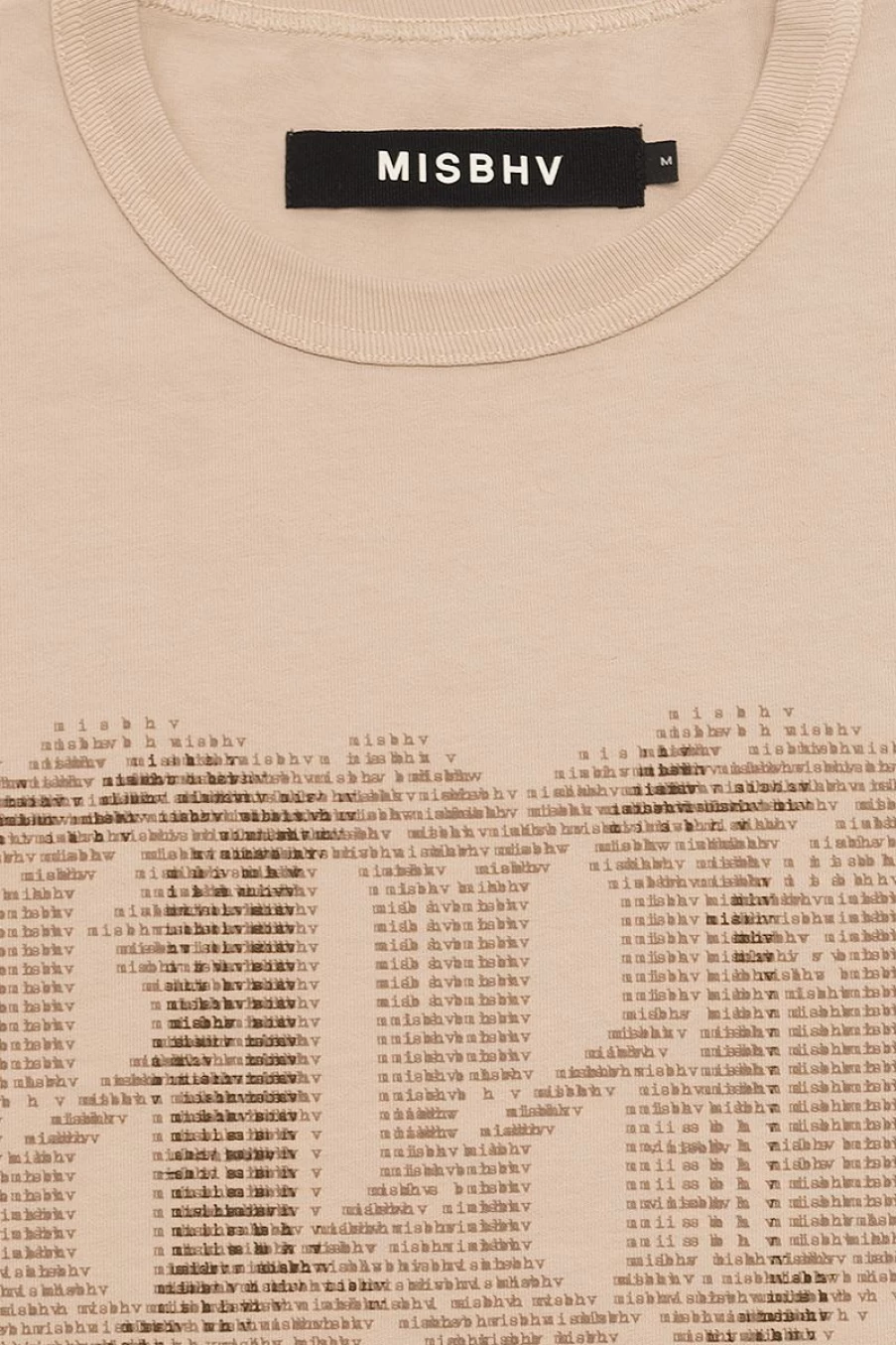 MISBHV Frequency T-Shirt Beige New