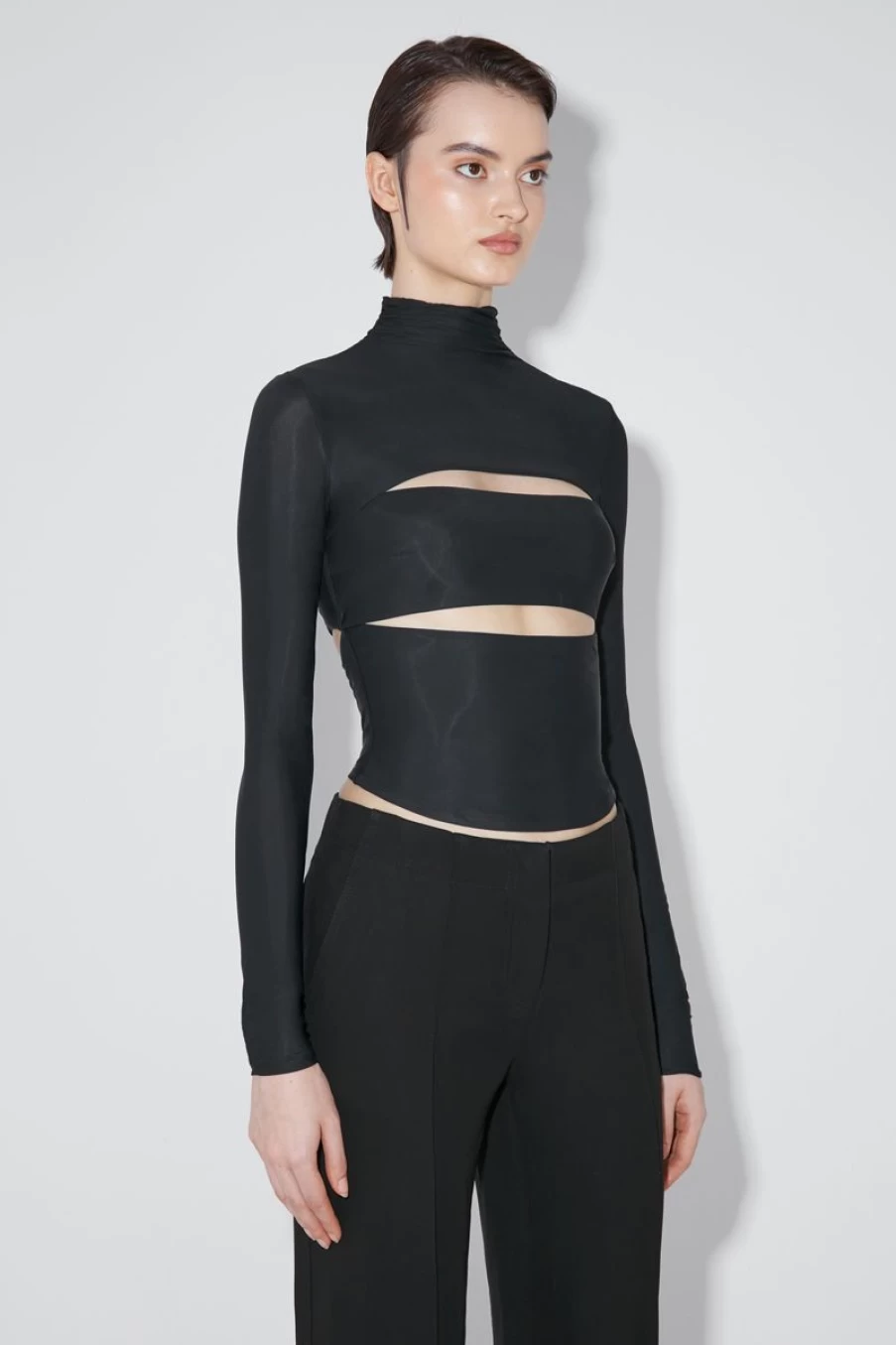MISBHV Elena Turtleneck Longsleeve Black Best