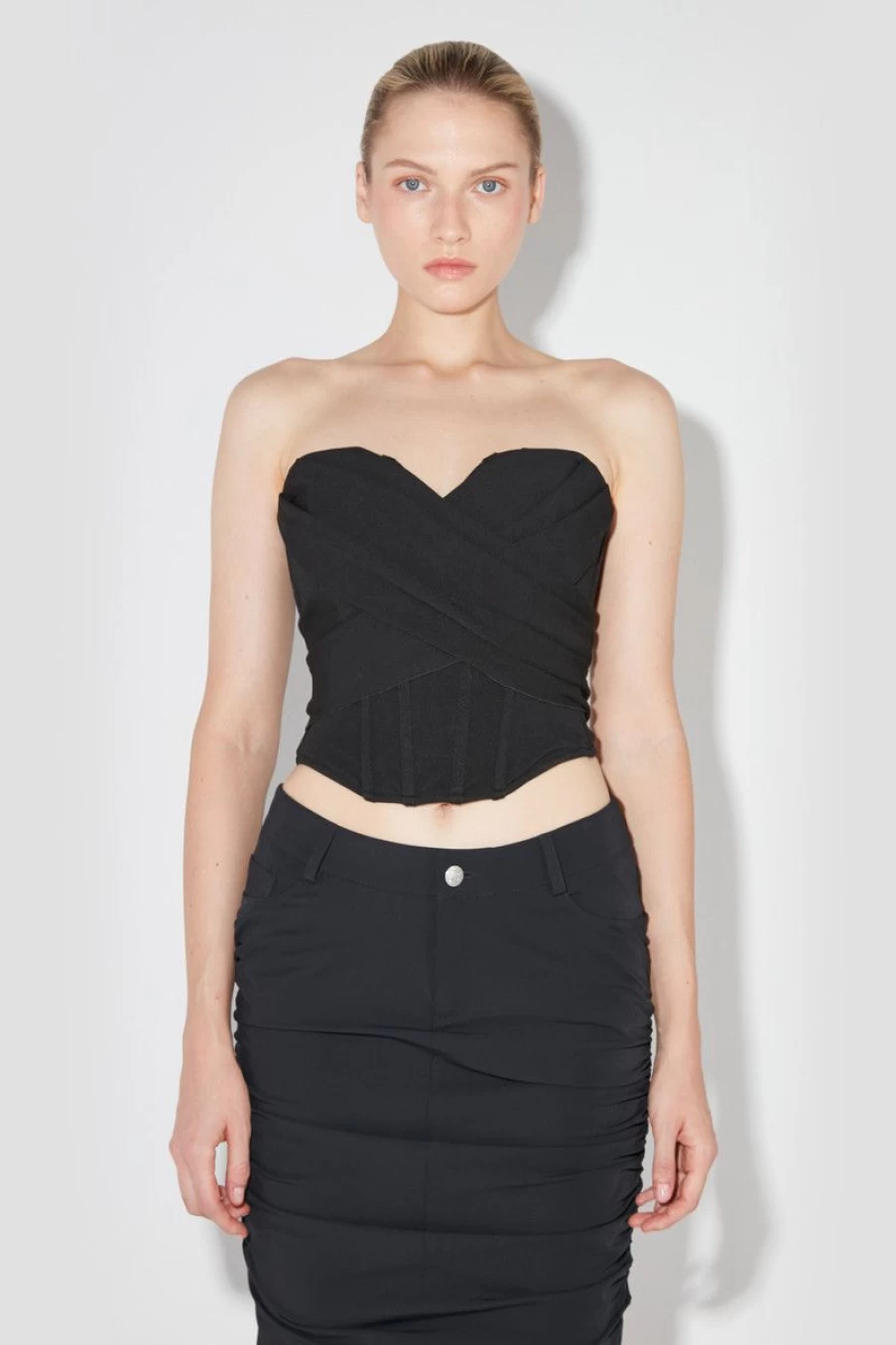 MISBHV Bianca Bandage Corset Black Clearance