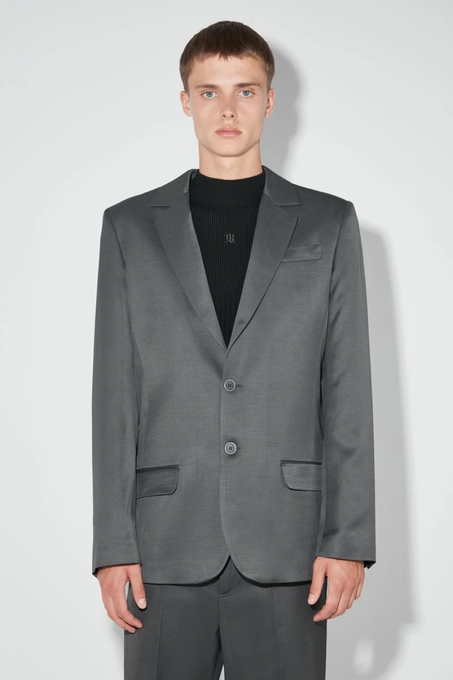 MISBHV Single Breasted Blazer Stone Grey Online