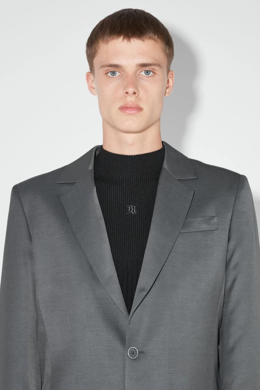 MISBHV Single Breasted Blazer Stone Grey Online