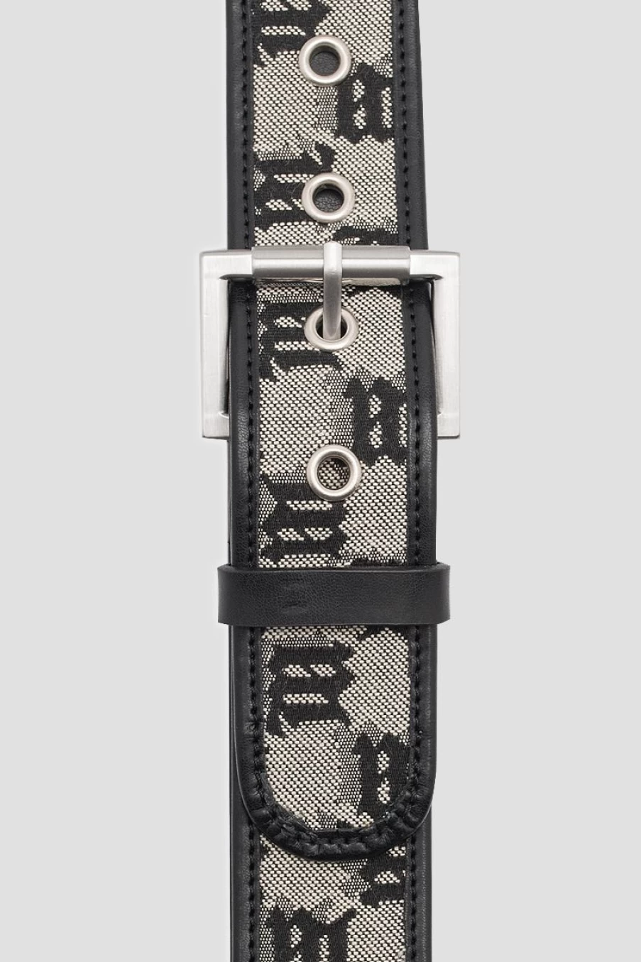 MISBHV Jacquard Monogram Canvas Belt Multicolor New