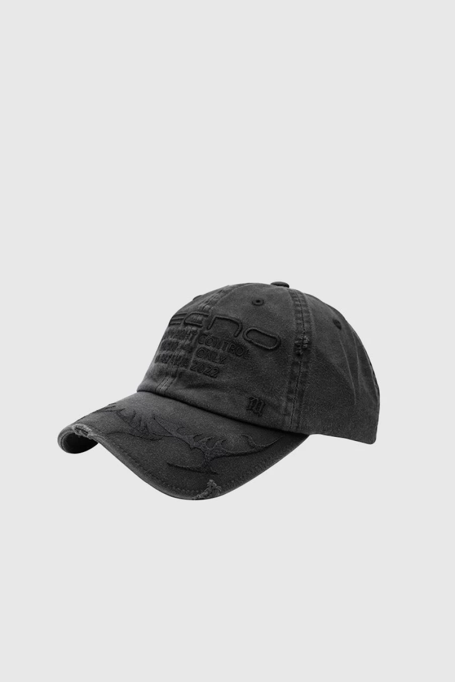 MISBHV Tecno 2022 Cap Washed Black Clearance