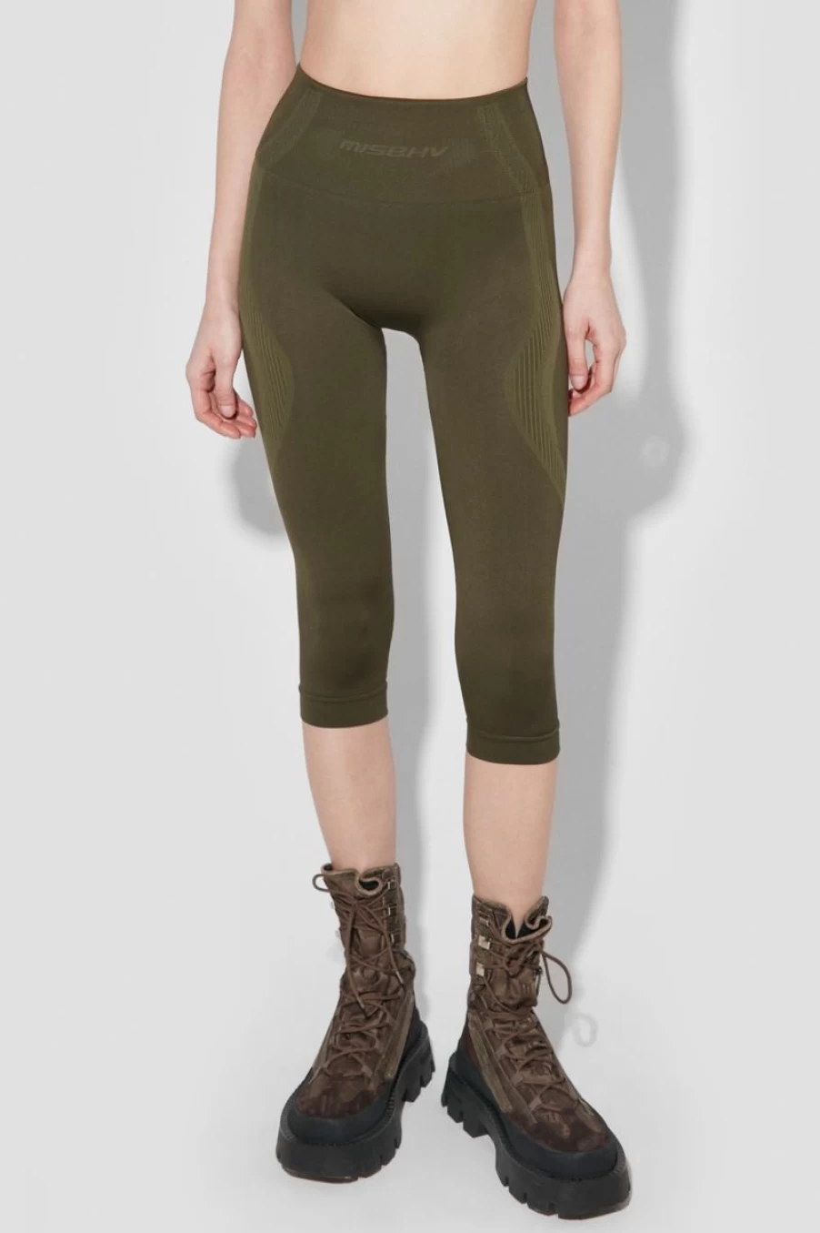 MISBHV Sport Capri Leggings Grunge Olive Hot