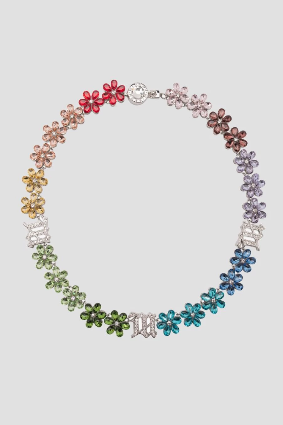 MISBHV Rainbow Flower Choker Multicolor New