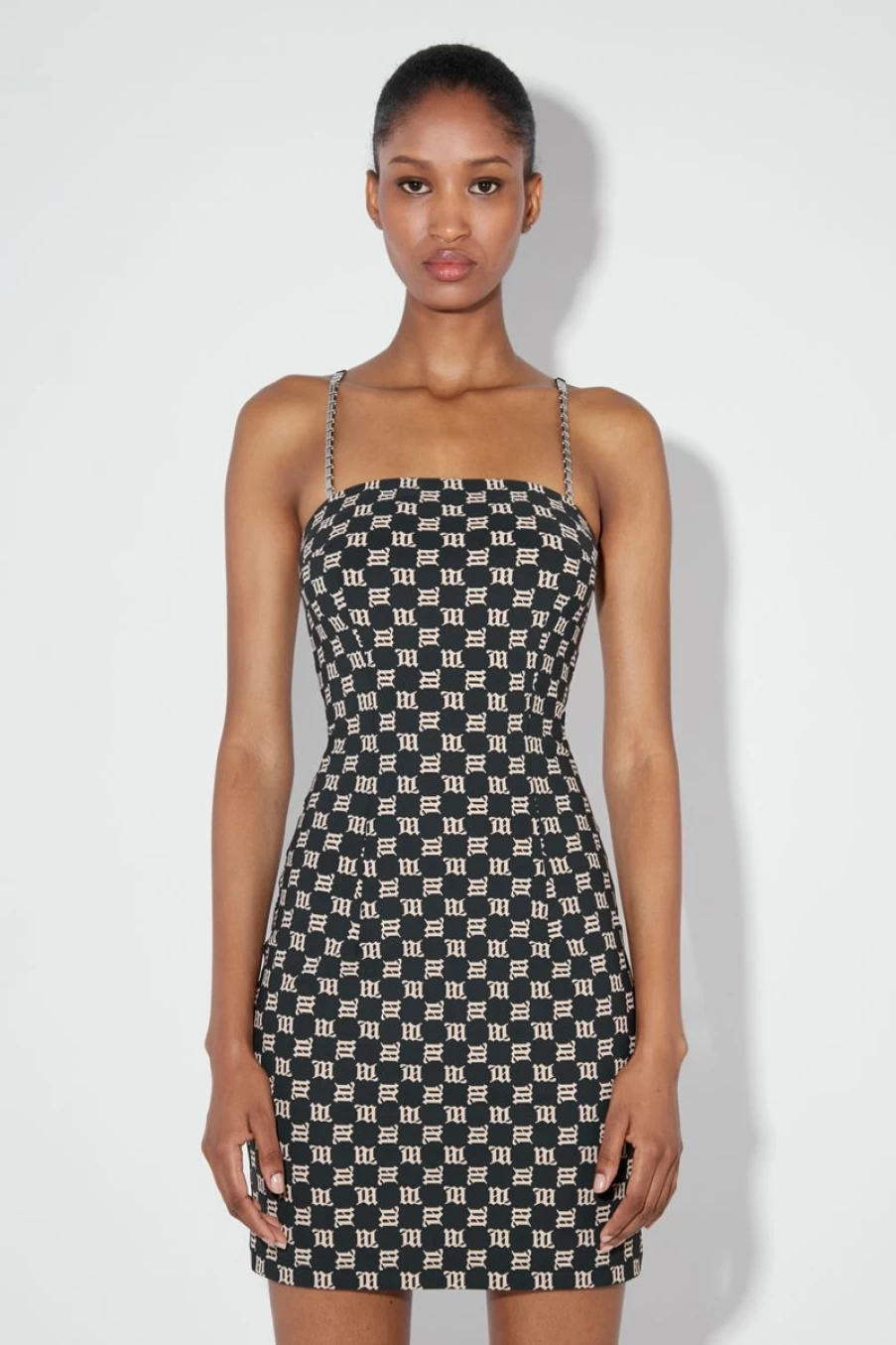 MISBHV Monogram Spaghetti Mini Dress Hot