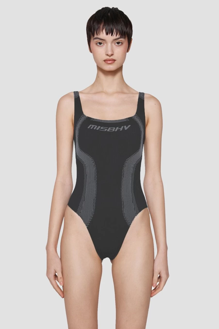 MISBHV Sport Bodysuit Muted Black Clearance