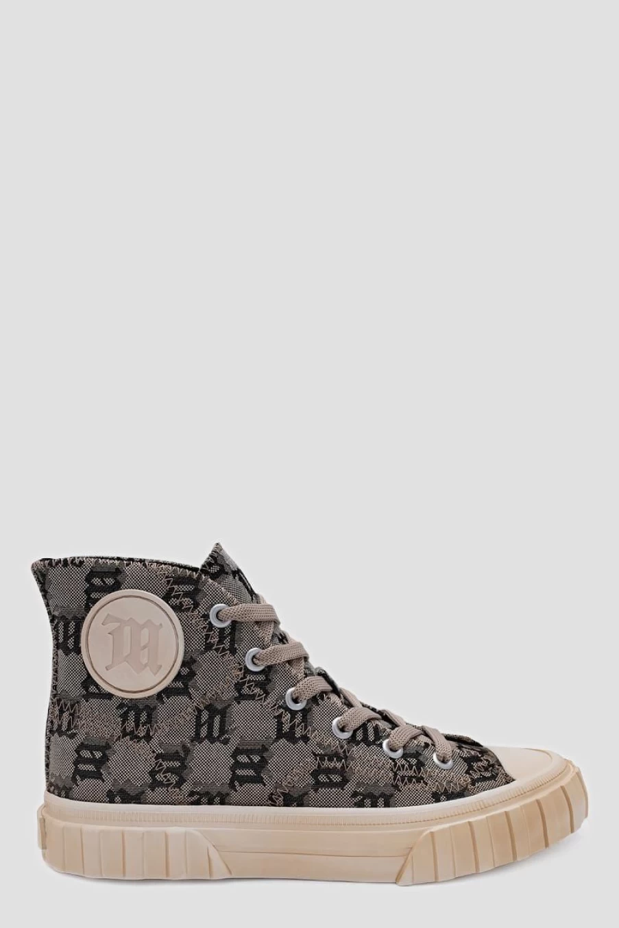 MISBHV Army Sneaker High Monogram Beige Clearance