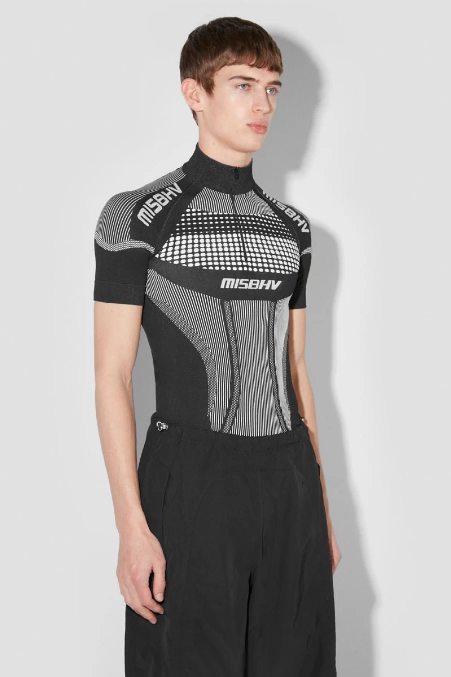 MISBHV Sport Europa Quarter-Zip T-Shirt Black/White Best