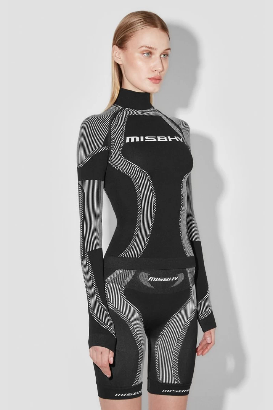 MISBHV Sport Active Wear Longsleeve Black/White Wholesale
